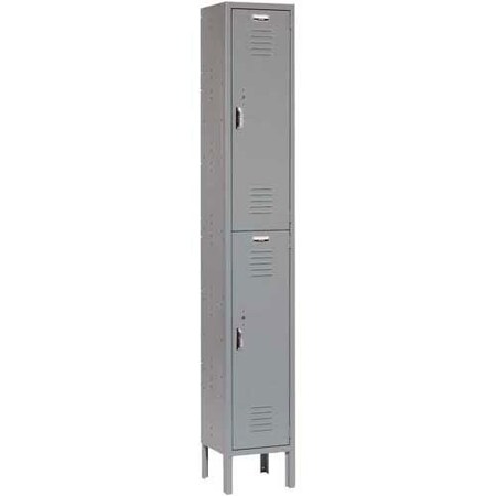 Global Industrial 12 in W, 15 D, 78 in H, Gray 652076GY